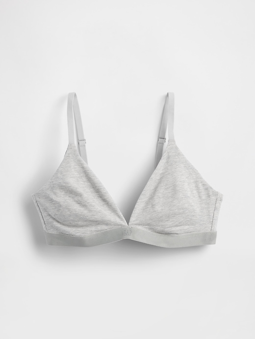reggiseno triangolare in cotone elasticizzato biologico