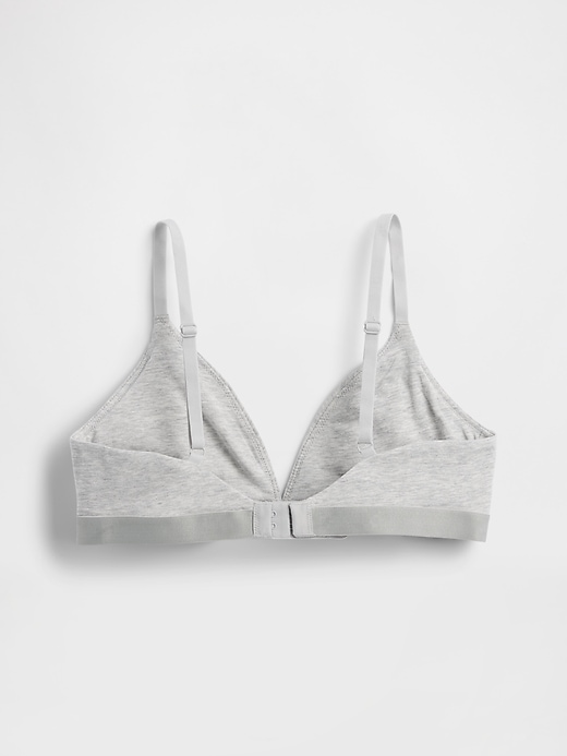reggiseno triangolare in cotone elasticizzato biologico