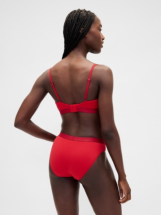 reggiseno triangolare in cotone elasticizzato biologico