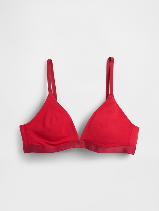 reggiseno triangolare in cotone elasticizzato biologico