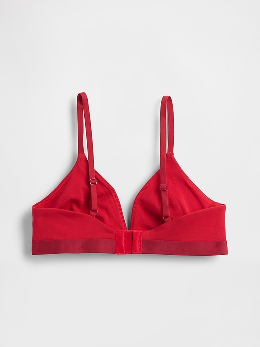 reggiseno triangolare in cotone elasticizzato biologico