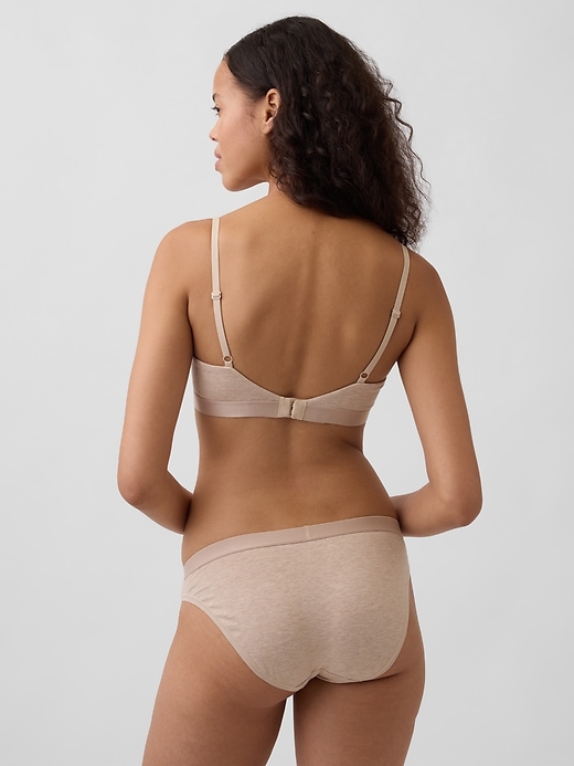 reggiseno triangolare in cotone elasticizzato biologico