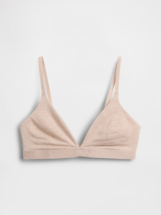 reggiseno triangolare in cotone elasticizzato biologico
