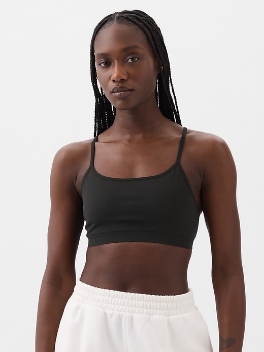 reggiseno senza cuciture con schiena incrociata
