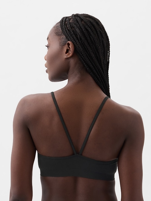 reggiseno senza cuciture con schiena incrociata