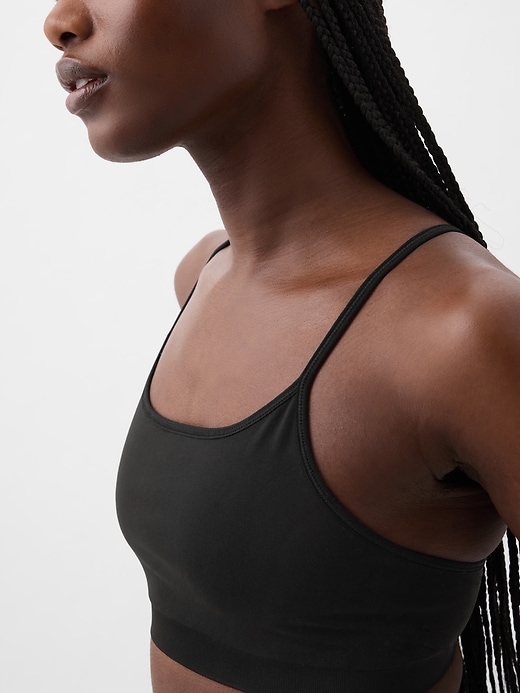 reggiseno senza cuciture con schiena incrociata
