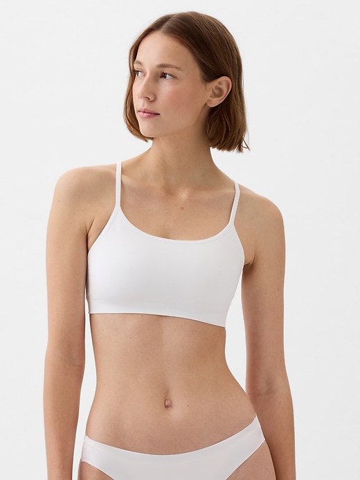reggiseno senza cuciture con schiena incrociata
