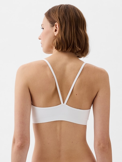 reggiseno senza cuciture con schiena incrociata