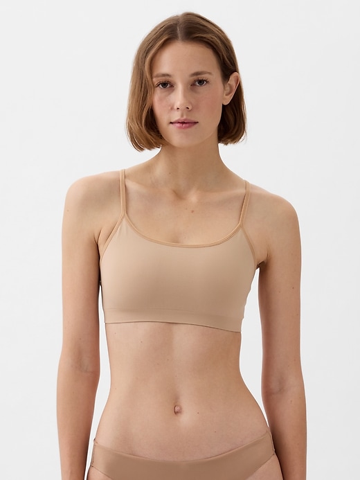 reggiseno senza cuciture con schiena incrociata