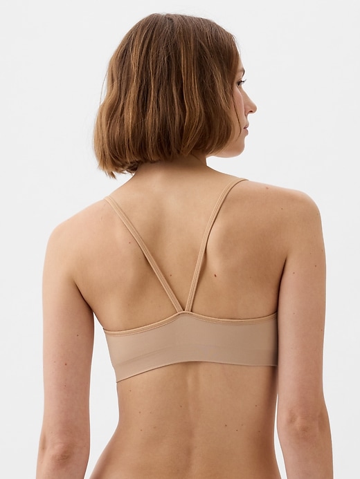 reggiseno senza cuciture con schiena incrociata