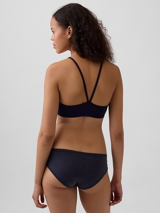 reggiseno senza cuciture con schiena incrociata