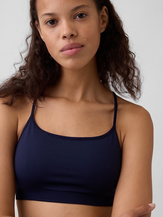 reggiseno senza cuciture con schiena incrociata