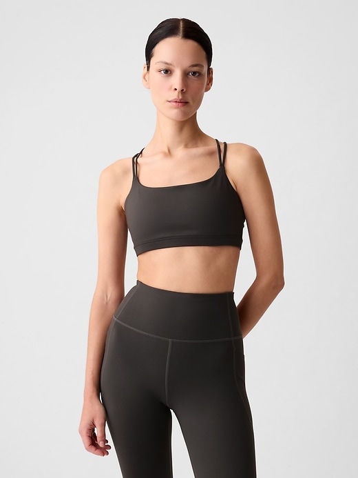 reggiseno sportivo gapfit power medium impact strappy