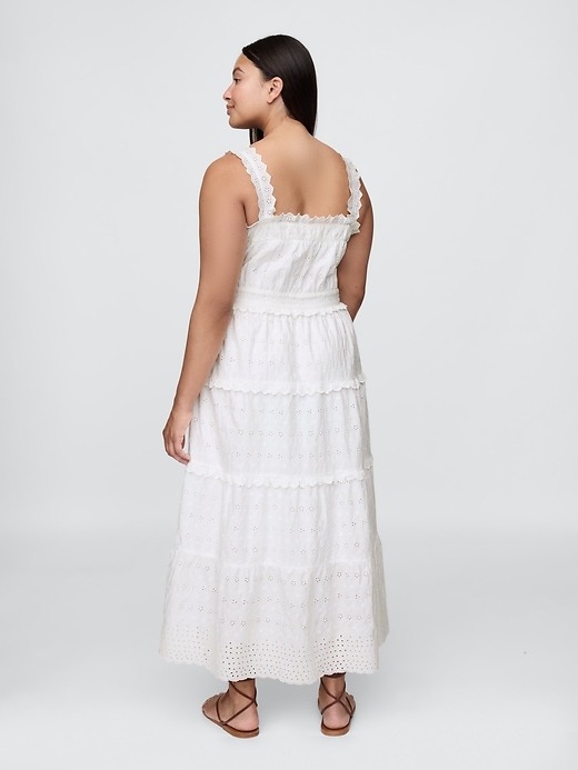 gap × dÔen abito midi con occhielli