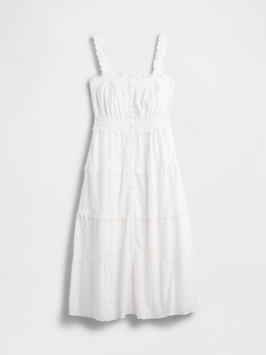gap × dÔen abito midi con occhielli
