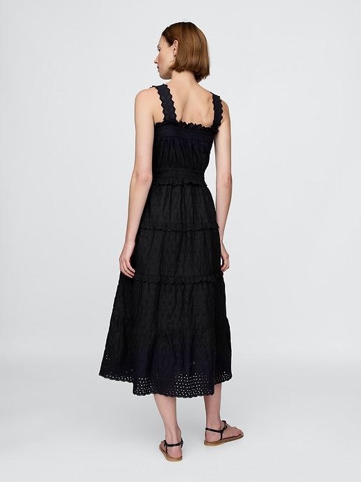 gap × dÔen abito midi con occhielli