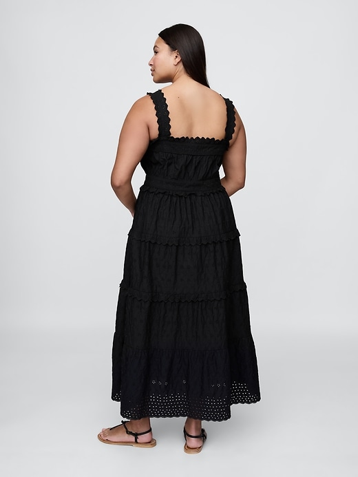 gap × dÔen abito midi con occhielli