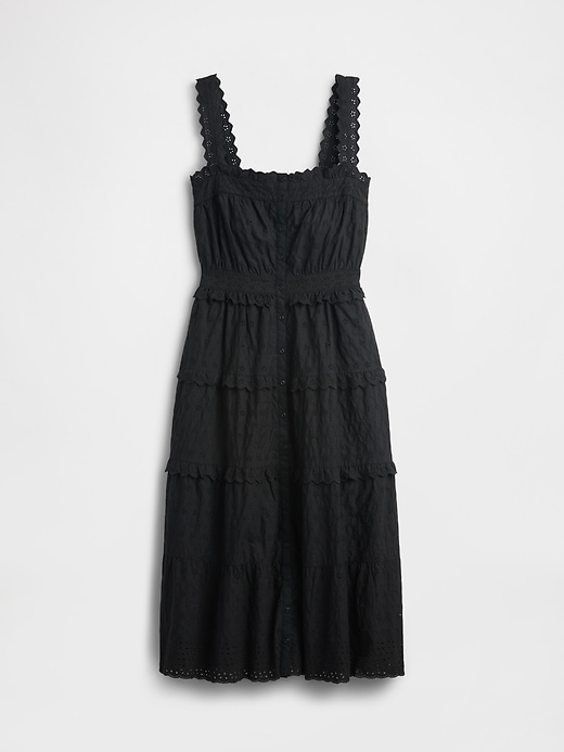 gap × dÔen abito midi con occhielli