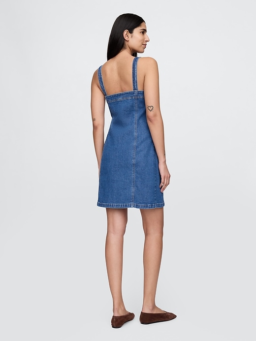 mini abito in denim