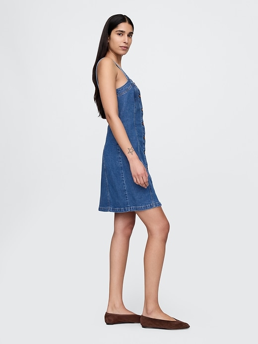 mini abito in denim