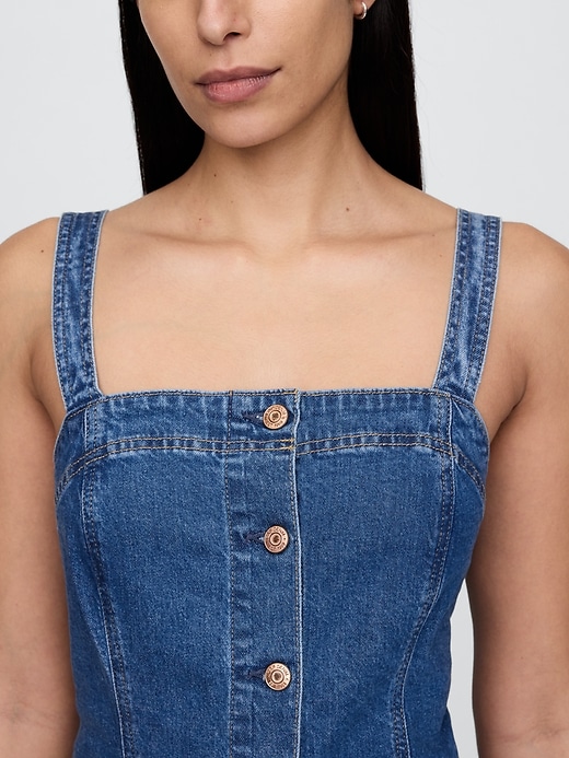 mini abito in denim