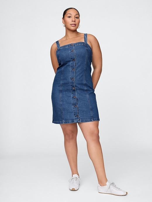 mini abito in denim
