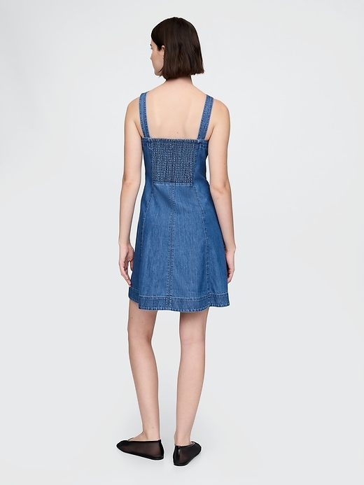 mini abito in denim