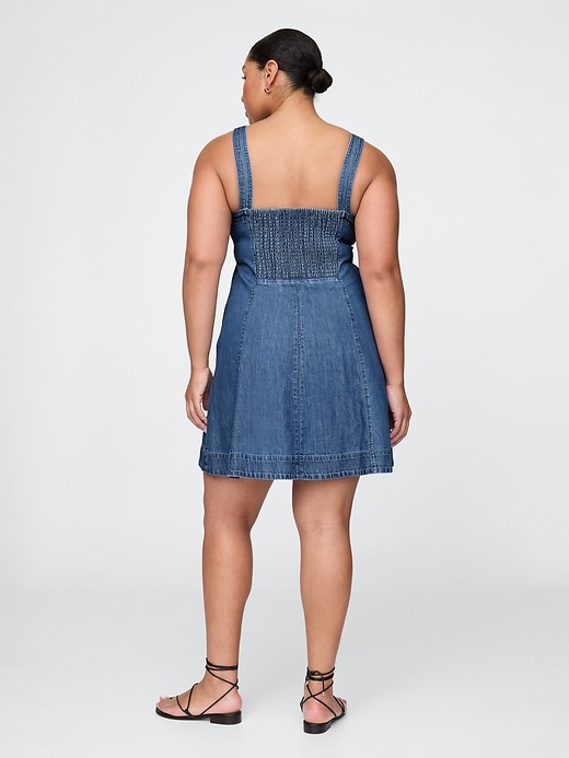 mini abito in denim