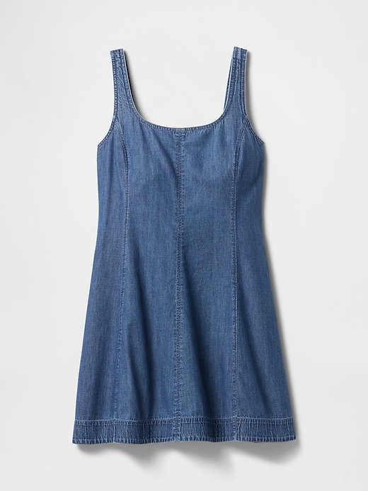 mini abito in denim