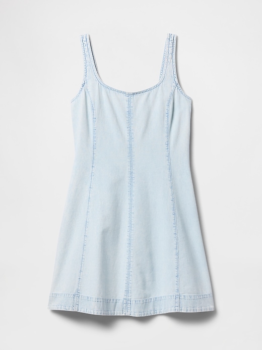 mini abito in denim