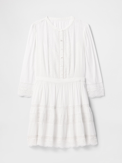 mini abito con pizzo