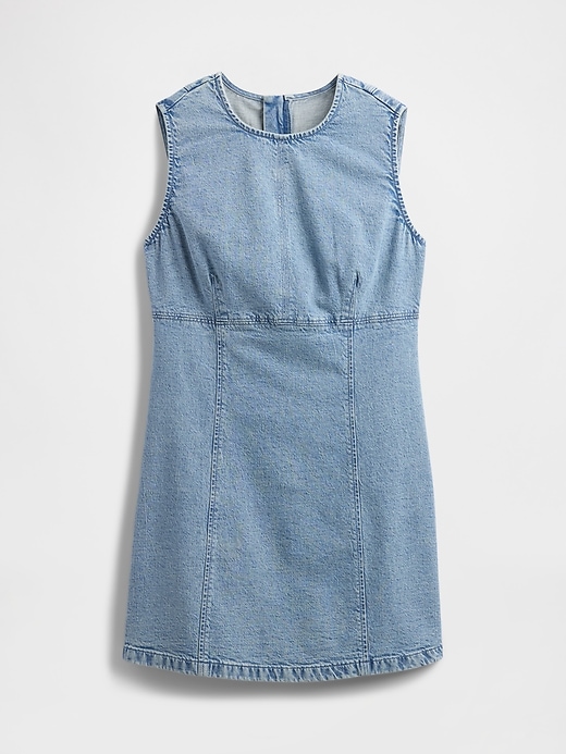 mini abito a tubino in denim