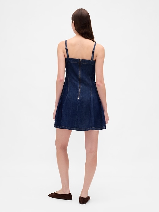 mini abito in denim