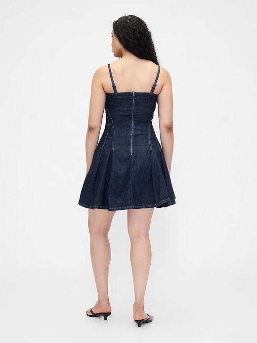 mini abito in denim