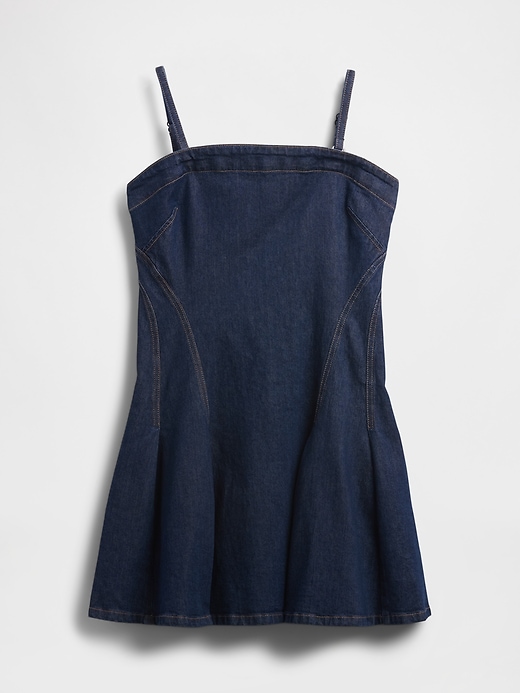mini abito in denim