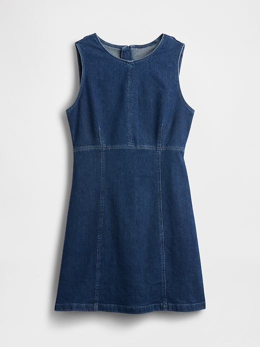 mini abito a tubino in denim
