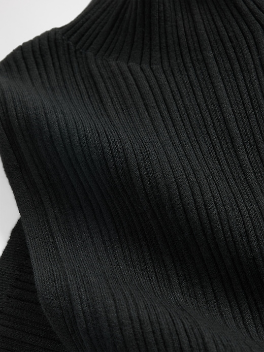 abito midi in maglia a coste