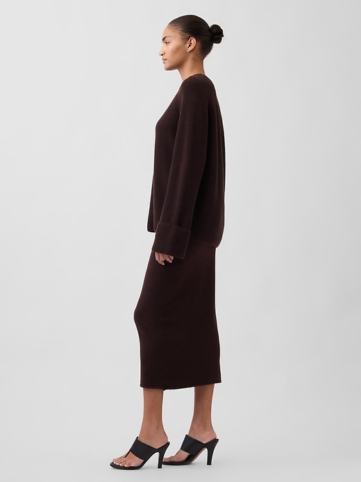 gonna midi elasticizzata cashsoft