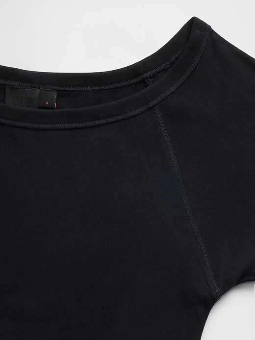 abito midi in jersey con spalle scoperte gapstudio