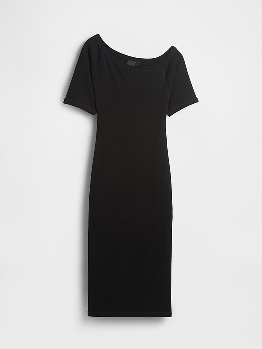 abito midi in jersey con spalle scoperte gapstudio