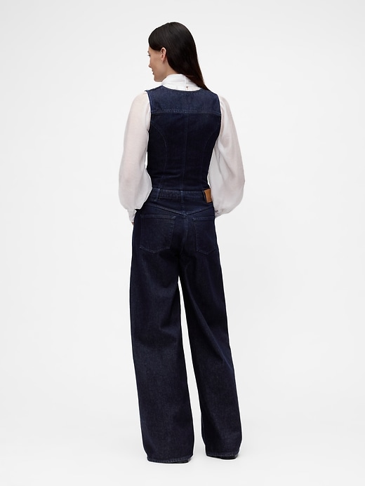 tuta in denim gapstudio
