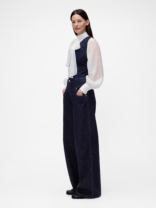 tuta in denim gapstudio