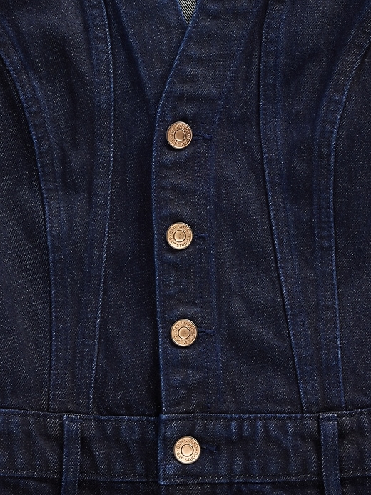 tuta in denim gapstudio