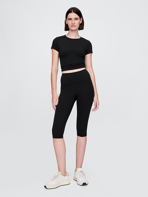 leggings corti a vita alta gapfit smooth