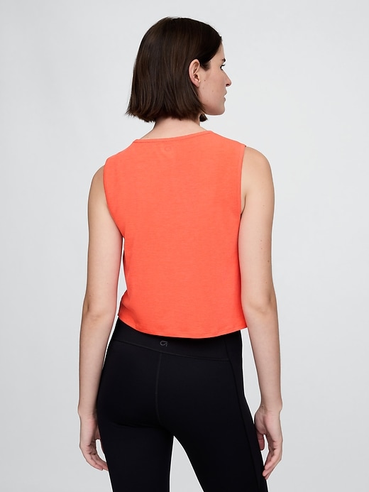 canotta sportiva gapfit breathe crop
