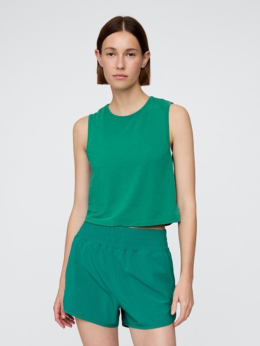 canotta sportiva gapfit breathe crop