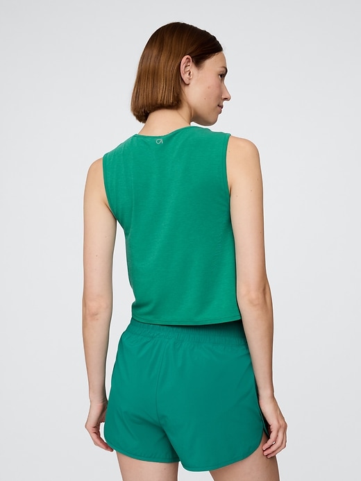 canotta sportiva gapfit breathe crop