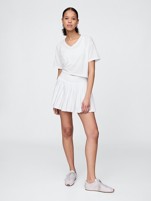 maglietta corta con scollo a v gapfit breathe