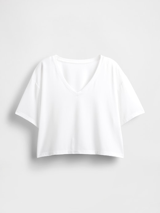 maglietta corta con scollo a v gapfit breathe
