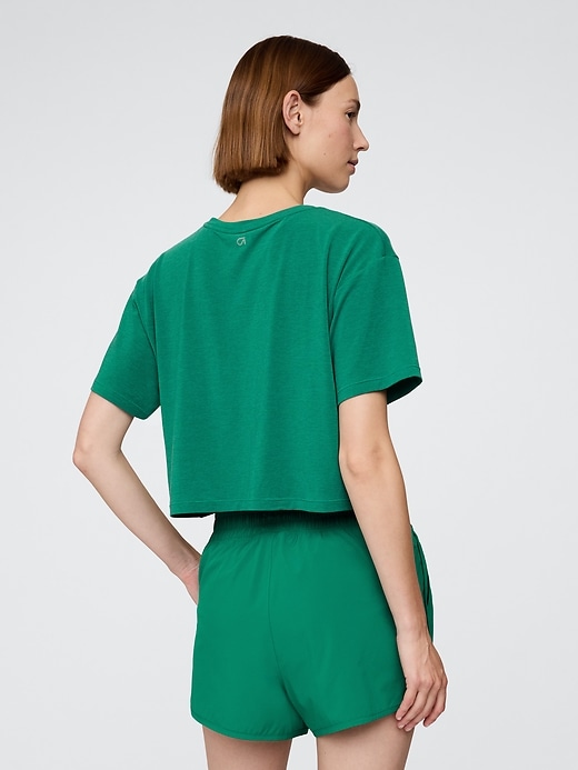 maglietta corta con scollo a v gapfit breathe